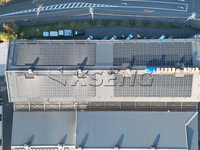 229.60KW ‐ 広島県折板屋根架台案件